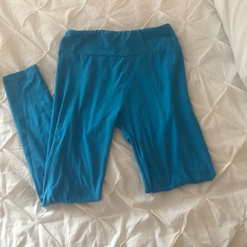 LulaRoe leggings blue